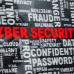 Cyber security illustration concept
